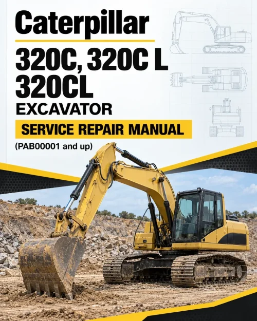 Caterpillar CAT 320C, 320C L 320CL Excavator Service Repair Manual (PAB00001 and up) Caterpillar CAT 320C, 320C L 320CL Excavator Service Repair Manual (PAB00001 and up)