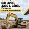 Caterpillar CAT 320C, 320C L, 320CL Excavator Service Repair Manual (GNG00001 and up) Caterpillar CAT 320C, 320C L, 320CL Excavator Service Repair Manual (GNG00001 and up)