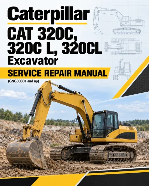 Caterpillar CAT 320C, 320C L, 320CL Excavator Service Repair Manual (GNG00001 and up) Caterpillar CAT 320C, 320C L, 320CL Excavator Service Repair Manual (GNG00001 and up)