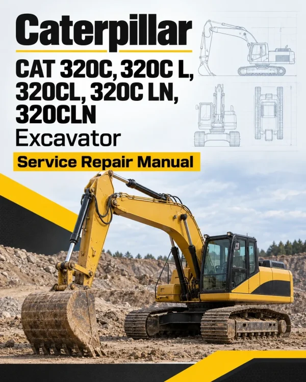 Caterpillar CAT 320C, 320C L, 320CL, 320C LN, 320CLN Excavator Service Repair Manual (GLA00001 and up)