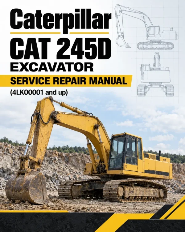 Caterpillar CAT 245D Excavator Service Repair Manual (4LK00001 and up) Caterpillar CAT 245D Excavator Service Repair Manual (4LK00001 and up)