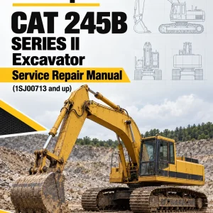 Caterpillar CAT 245B SERIES II Excavator Service Repair Manual (1SJ00713 and up)