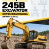 Caterpillar CAT 245B Excavator Service Repair Manual (6MF00001 till 00512)