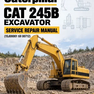 Caterpillar CAT 245B Excavator Service Repair Manual (1SJ00001 till 00712) Caterpillar CAT 245B Excavator Service Repair Manual (1SJ00001 till 00712)