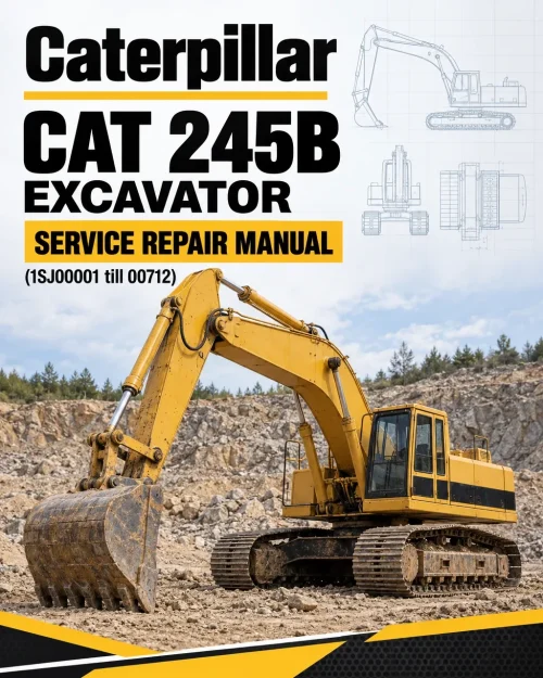 Caterpillar CAT 245B Excavator Service Repair Manual (1SJ00001 till 00712) Caterpillar CAT 245B Excavator Service Repair Manual (1SJ00001 till 00712)