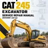 Caterpillar CAT 245 Excavator Service Repair Manual (84X00001 and up) Caterpillar CAT 245 Excavator Service Repair Manual (84X00001 and up)