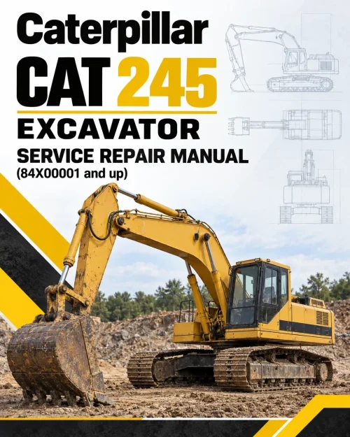 Caterpillar CAT 245 Excavator Service Repair Manual (84X00001 and up) Caterpillar CAT 245 Excavator Service Repair Manual (84X00001 and up)