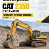 Caterpillar CAT 235D Excavator Service Repair Manual (8TJ00001 and up)