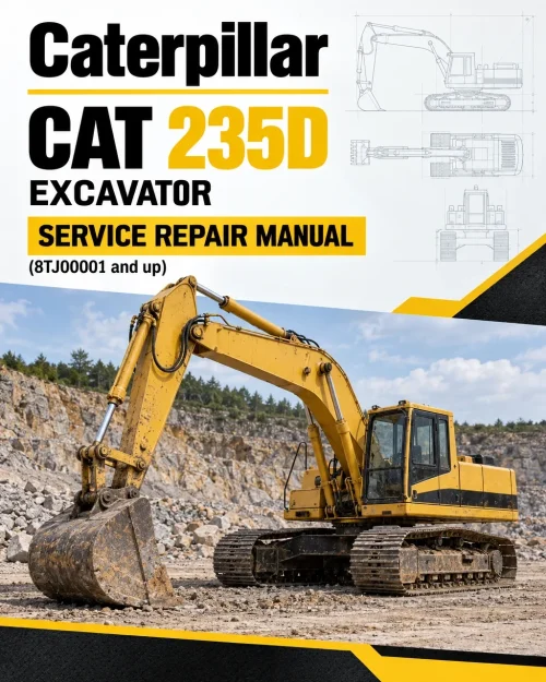 Caterpillar CAT 235D Excavator Service Repair Manual (8TJ00001 and up) Caterpillar CAT 235D Excavator Service Repair Manual (8TJ00001 and up)