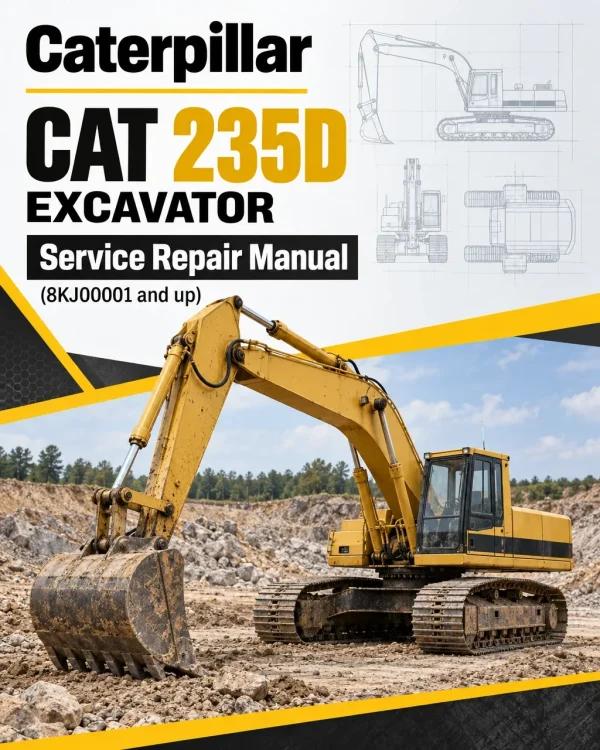 Caterpillar CAT 235D Excavator Service Repair Manual (8KJ00001 and up) Caterpillar CAT 235D Excavator Service Repair Manual (8KJ00001 and up)