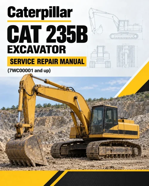 Caterpillar CAT 235B Excavator Service Repair Manual (7WC00001 and up) Caterpillar CAT 235B Excavator Service Repair Manual (7WC00001 and up)