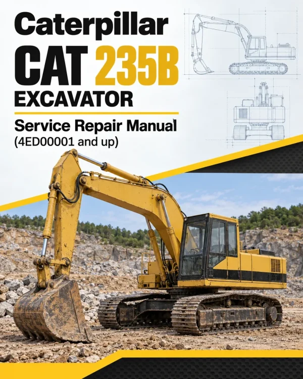 Caterpillar CAT 235B Excavator Service Repair Manual (4ED00001 and up) Caterpillar CAT 235B Excavator Service Repair Manual (4ED00001 and up)