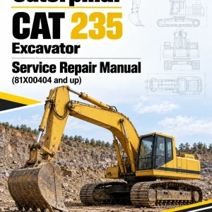 Caterpillar CAT 235 Excavator Service Repair Manual (81X00404 and up) Caterpillar CAT 235 Excavator Service Repair Manual (81X00404 and up)