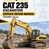 Caterpillar CAT 235 Excavator Service Repair Manual (81X00001 and up)