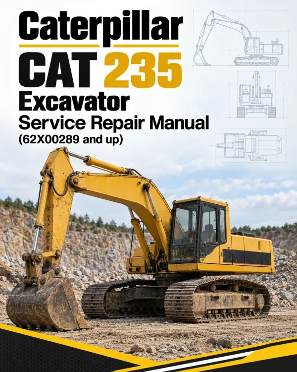 Caterpillar CAT 235 Excavator Service Repair Manual (62X00289 and up)