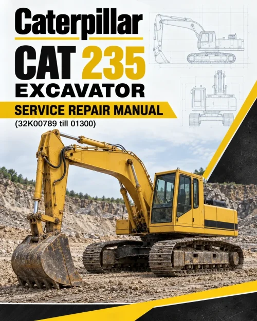 Caterpillar CAT 235 Excavator Service Repair Manual (32K00789 till 01300) Caterpillar CAT 235 Excavator Service Repair Manual (32K00789 till 01300)