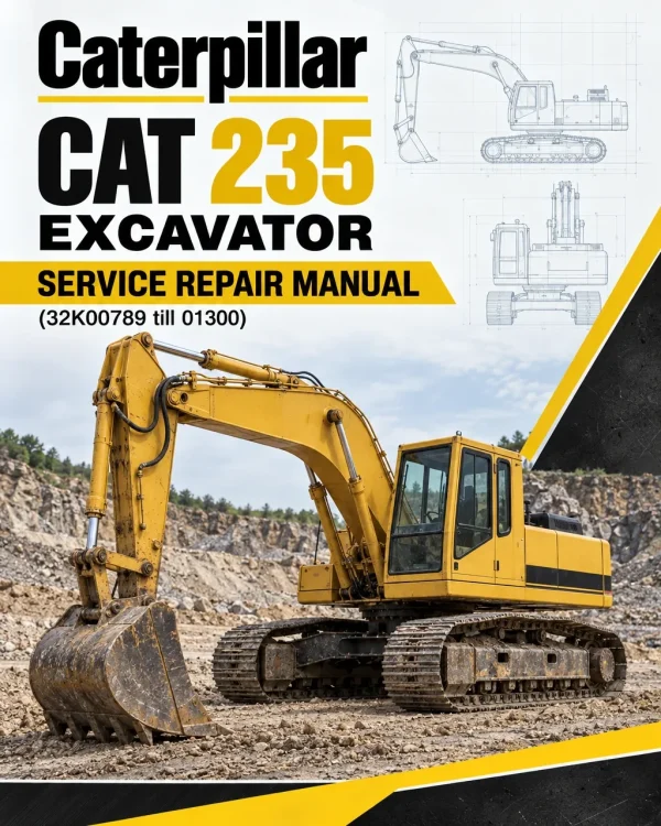 Caterpillar CAT 235 Excavator Service Repair Manual (32K00789 till 01300) Caterpillar CAT 235 Excavator Service Repair Manual (32K00789 till 01300)
