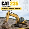 Caterpillar CAT 235 Excavator Service Repair Manual (32K00001 till 00788)