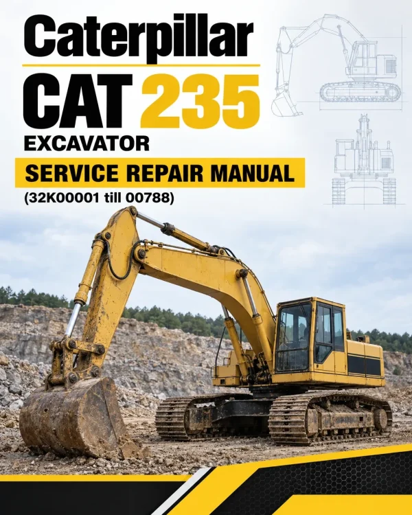 Caterpillar CAT 235 Excavator Service Repair Manual (32K00001 till 00788)
