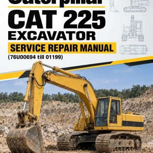 Caterpillar CAT 225 Excavator Service Repair Manual (76U00694 till 01199) Caterpillar CAT 225 Excavator Service Repair Manual (76U00694 till 01199)