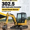 Caterpillar CAT 302.5 Mini Hydraulic Excavator Service Repair Manual (4AZ00001 and up) Caterpillar CAT 302.5 Mini Hydraulic Excavator Service Repair Manual (4AZ00001 and up)