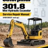 Caterpillar CAT 301.8 Mini Hydraulic Excavator Service Repair Manual (H8X00001 and up) Caterpillar CAT 301.8 Mini Hydraulic Excavator Service Repair Manual (H8X00001 and up)