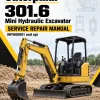 Caterpillar CAT 301.6 Mini Hydraulic Excavator Service Repair Manual (MY600001 and up) Caterpillar CAT 301.6 Mini Hydraulic Excavator Service Repair Manual (MY600001 and up)