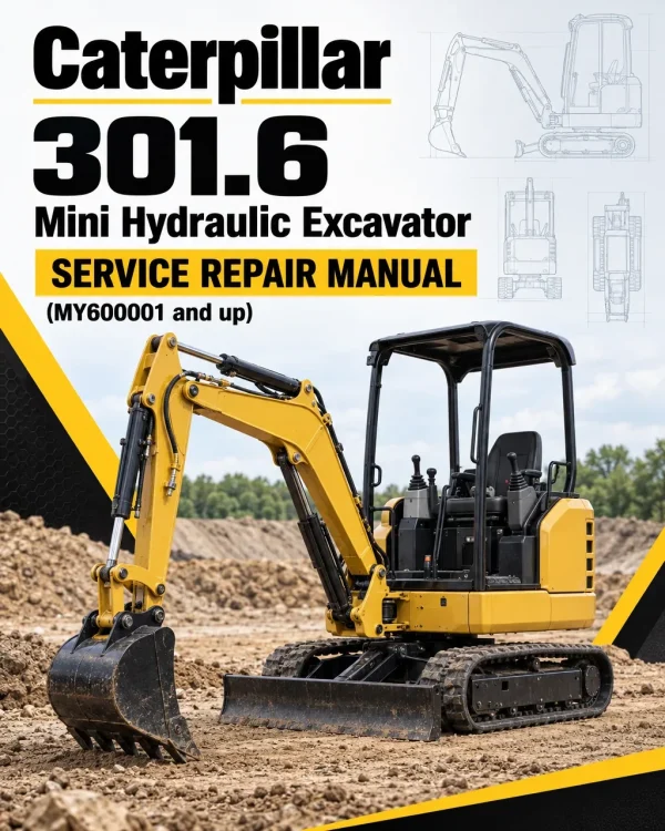 Caterpillar CAT 301.6 Mini Hydraulic Excavator Service Repair Manual (MY600001 and up) Caterpillar CAT 301.6 Mini Hydraulic Excavator Service Repair Manual (MY600001 and up)