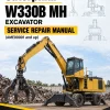 Caterpillar CAT W330B MH Excavator Service Repair Manual (AME00001 and up)