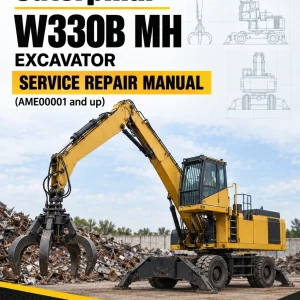 Caterpillar CAT W330B MH Excavator Service Repair Manual (AME00001 and up) Caterpillar CAT W330B MH Excavator Service Repair Manual (AME00001 and up)