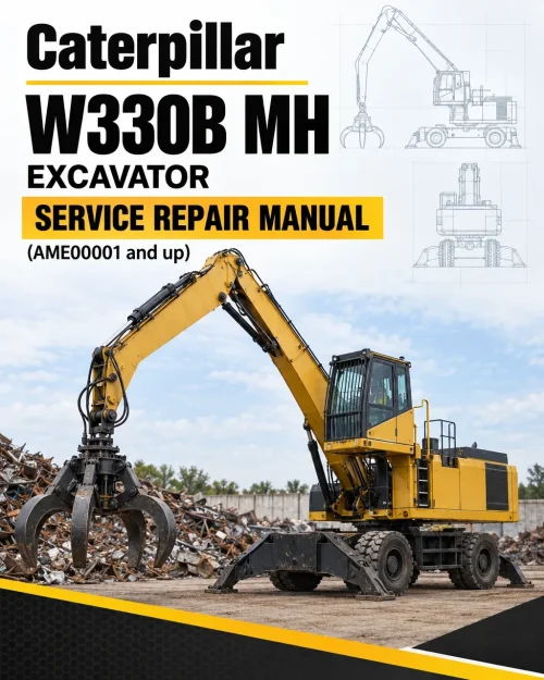 Caterpillar CAT W330B MH Excavator Service Repair Manual (AME00001 and up) Caterpillar CAT W330B MH Excavator Service Repair Manual (AME00001 and up)
