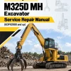 Caterpillar CAT M325D MH Excavator Service Repair Manual (EDF02000 and up) Caterpillar CAT M325D MH Excavator Service Repair Manual (EDF02000 and up)