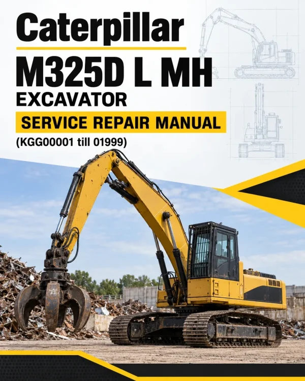 Caterpillar CAT M325D L MH Excavator Service Repair Manual (KGG00001 till 01999)