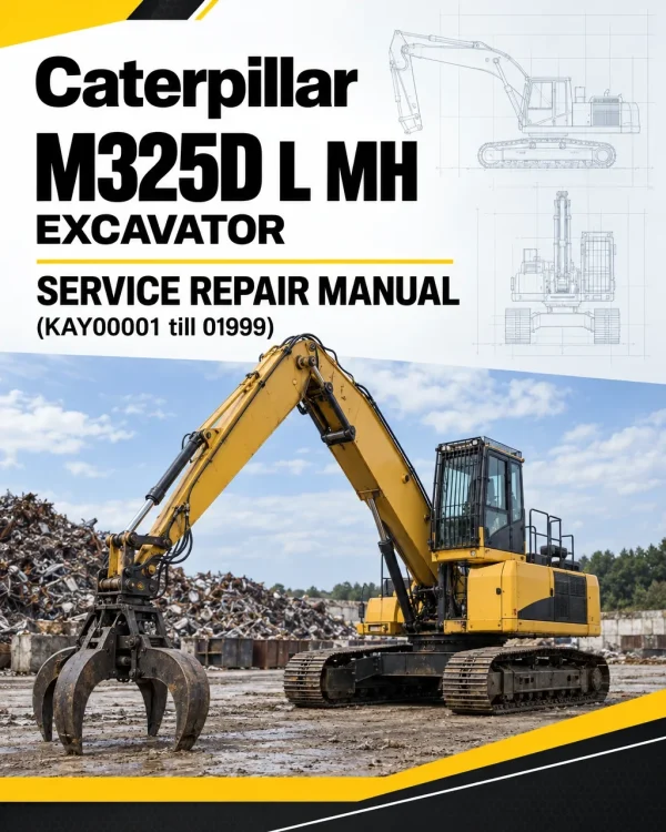 Caterpillar CAT M325D L MH Excavator Service Repair Manual (KAY00001 till 01999)