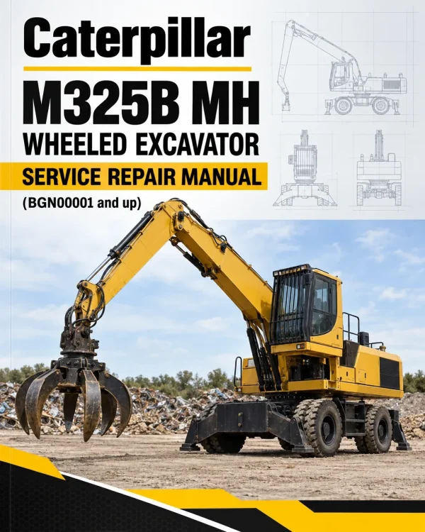 Caterpillar CAT M325B MH Wheeled Excavator Service Repair Manual (BGN00001 and up) Caterpillar CAT M325B MH Wheeled Excavator Service Repair Manual (BGN00001 and up)