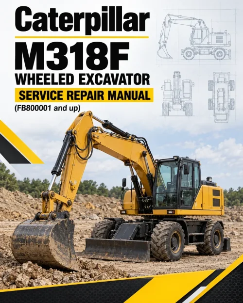 Caterpillar CAT M318F Wheeled Excavator Service Repair Manual (FB800001 and up)