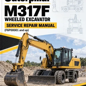 Caterpillar CAT M317F Wheeled Excavator Service Repair Manual (F6P00001 and up)
