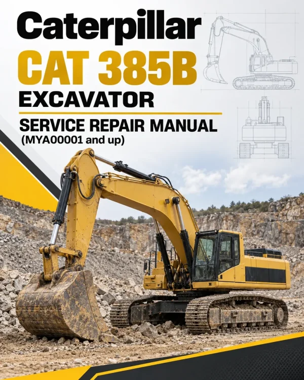 Caterpillar CAT 385B Excavator Service Repair Manual (MYA00001 and up) Caterpillar CAT 385B Excavator Service Repair Manual (MYA00001 and up)