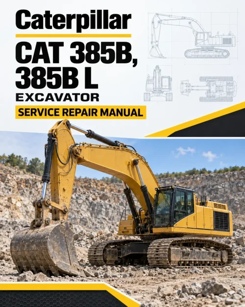 Caterpillar CAT 385B, 385B L Excavator Service Repair Manual (RCD00001 and up) Caterpillar CAT 385B, 385B L Excavator Service Repair Manual (RCD00001 and up)