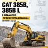 Caterpillar CAT 385B, 385B L Excavator Service Repair Manual (BLY00001 and up)