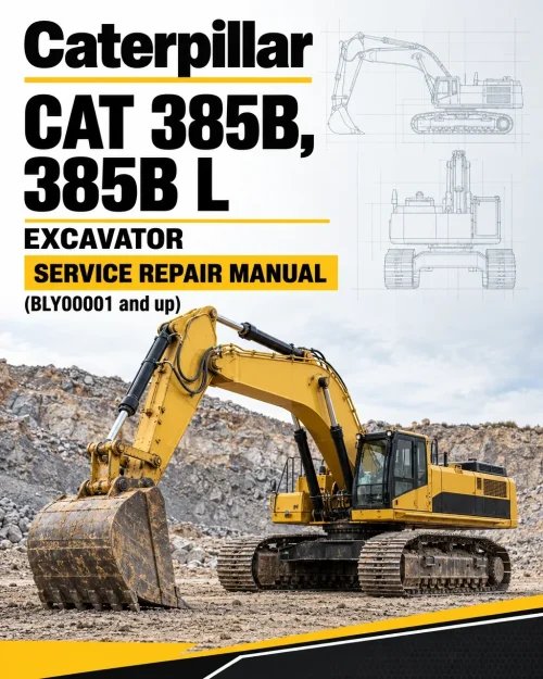 Caterpillar CAT 385B, 385B L Excavator Service Repair Manual (BLY00001 and up) Caterpillar CAT 385B, 385B L Excavator Service Repair Manual (BLY00001 and up)