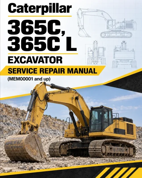 Caterpillar CAT 365C, 365C L Excavator Service Repair Manual (MEM00001 and up) Caterpillar CAT 365C, 365C L Excavator Service Repair Manual (MEM00001 and up)
