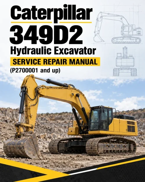 Caterpillar CAT 349D2 Hydraulic Excavator Service Repair Manual (P2700001 and up) Caterpillar CAT 349D2 Hydraulic Excavator Service Repair Manual (P2700001 and up)