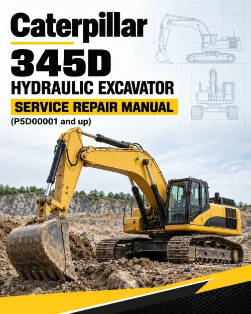 Caterpillar CAT 345D Hydraulic Excavator Service Repair Manual (P5D00001 and up) Caterpillar CAT 345D Hydraulic Excavator Service Repair Manual (P5D00001 and up)