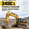 Caterpillar CAT 345C L Hydraulic Excavator Service Repair Manual (B6N00001 and up)