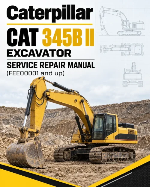 Caterpillar CAT 345B II Excavator Service Repair Manual (FEE00001 and up) Caterpillar CAT 345B II Excavator Service Repair Manual (FEE00001 and up)