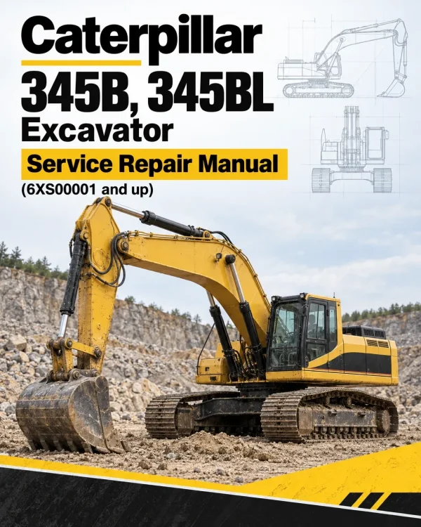 Caterpillar CAT 345B, 345BL Excavator Service Repair Manual (6XS00001 and up) Caterpillar CAT 345B, 345BL Excavator Service Repair Manual (6XS00001 and up)