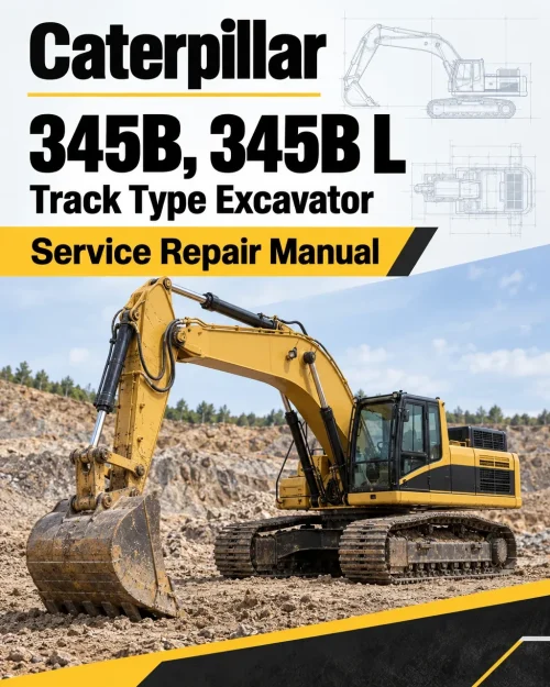 Caterpillar CAT 345B, 345B L Track Type Excavator Service Repair Manual (2ZW00001 and up) Caterpillar CAT 345B, 345B L Track Type Excavator Service Repair Manual (2ZW00001 and up)