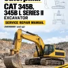 Caterpillar CAT 345B, 345B L SERIES II Excavator Service Repair Manual (AKX00001 and up)