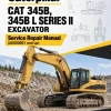 Caterpillar CAT 345B, 345B L SERIES II Excavator Service Repair Manual (AGS00001 and up)